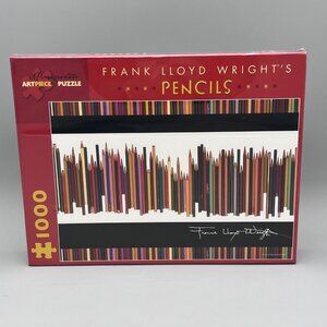 Frank Lloyd Wrights Pencils 1000-Piece Art Puzzle By Pomegranate 2009